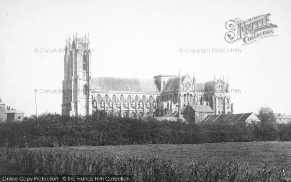 Photo of Beverley, Minster, From The Fields c.1885
