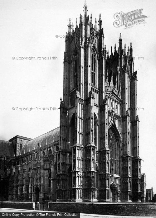 Photo of Beverley, Minster, From The North West c.1880