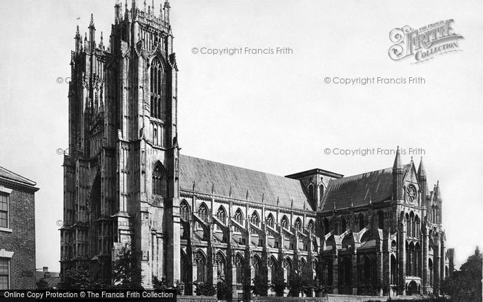 Photo of Beverley, Minster, From The South West c.1880