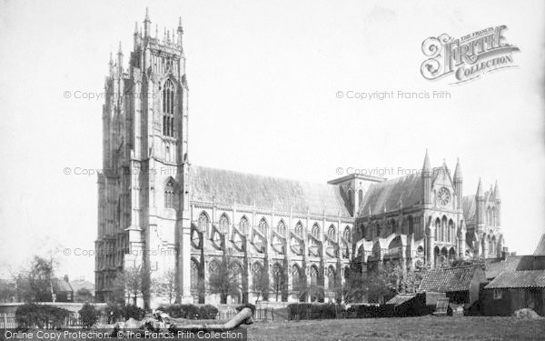 Photo of Beverley, Minster From The South West c.1885