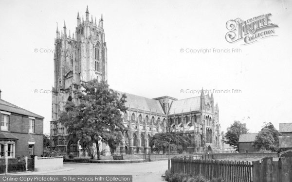 Photo of Beverley, Minster, From The South West c.1955