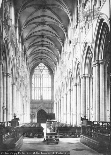 Photo of Beverley, Minster, Nave West c.1885