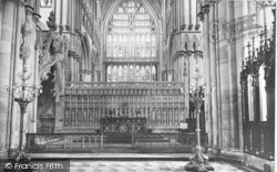Minster, Reredos And Percy Shrine 1934, Beverley