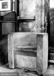 Minster, Sanctuary Chair 1918, Beverley