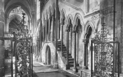 Minster, The Chapter House Steps 1900, Beverley