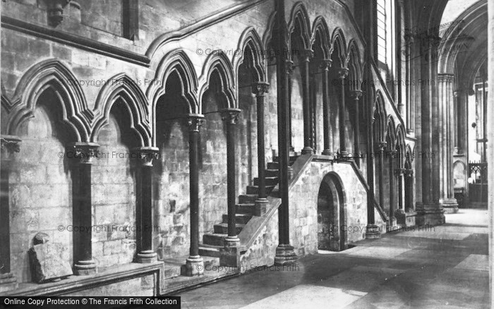 Photo of Beverley, Minster, The Chapter House Steps c.1880