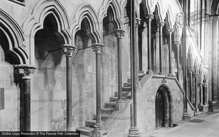 Photo of Beverley, Minster, The Chapter House Steps c.1955