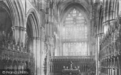 Minster, The Choir 1894, Beverley