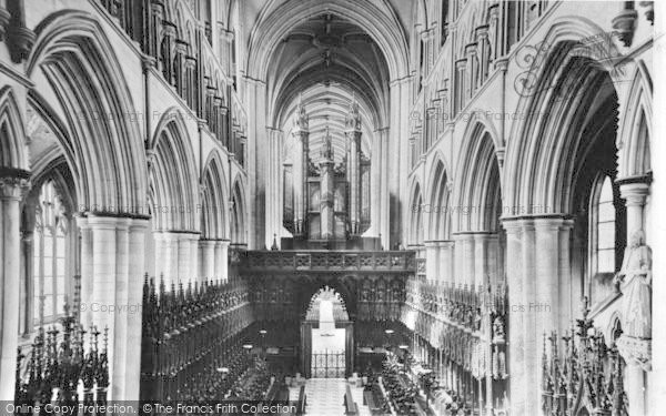 Photo of Beverley, Minster, The Choir c.1955