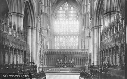 Minster, The Choir East 1894, Beverley