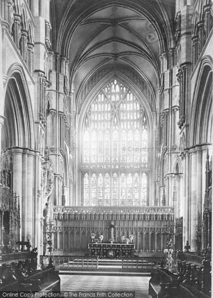 Photo of Beverley, Minster, The Choir East 1894