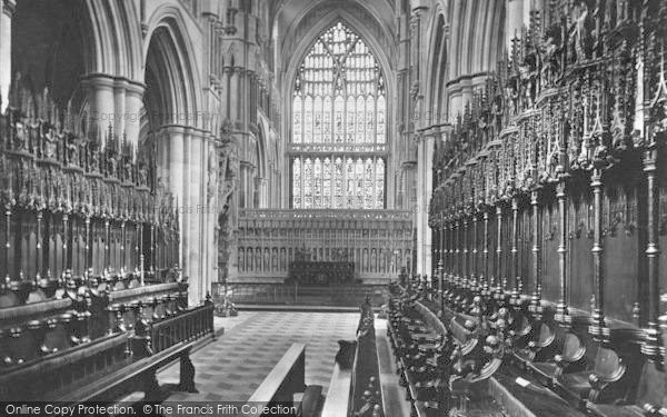 Photo of Beverley, Minster, The Choir East 1918