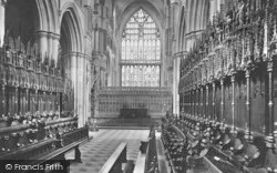 Minster, The Choir East 1918, Beverley