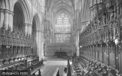 Minster, The Choir East 1934, Beverley