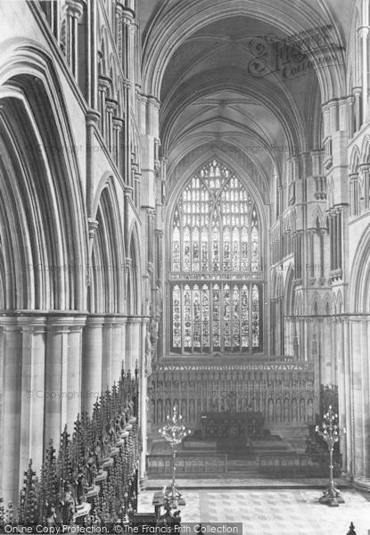 Photo of Beverley, Minster, The Choir East 1934