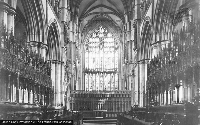 Photo of Beverley, Minster, The Choir Looking East c.1880