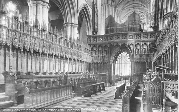 Photo of Beverley, Minster, The Choir West 1900
