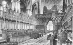 Minster, The Choir West 1900, Beverley
