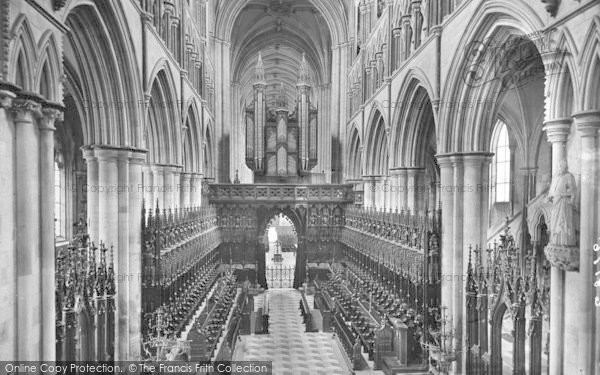 Photo of Beverley, Minster, The Choir West 1918