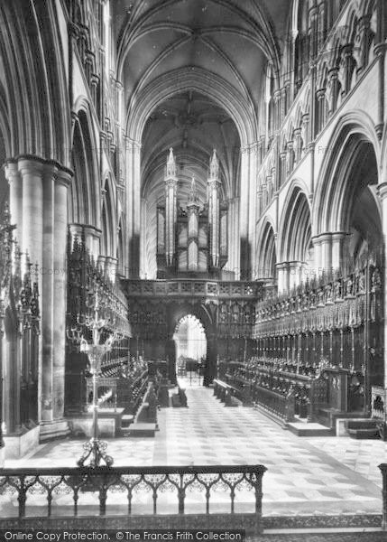 Photo of Beverley, Minster, The Choir West 1918