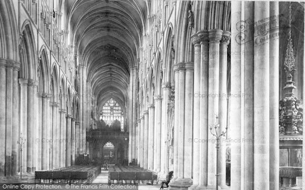 Photo of Beverley, Minster, The Nave East 1894