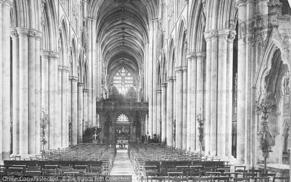 Photo of Beverley, Minster, The Nave East 1894