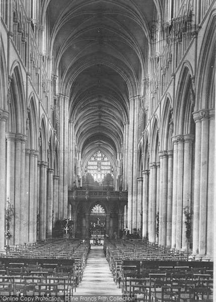 Photo of Beverley, Minster, The Nave East 1894