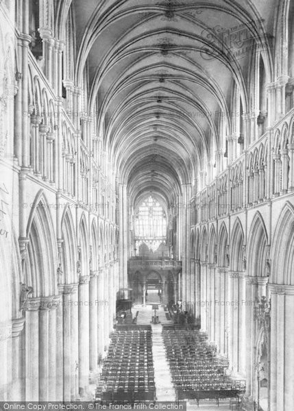 Photo of Beverley, Minster, The Nave East c.1885