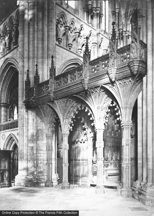 Photo of Beverley, Minster, The New Screen c.1880