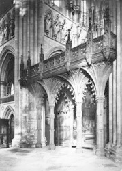 Minster, The New Screen c.1880, Beverley