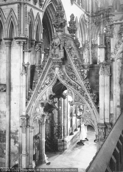 Photo of Beverley, Minster, The Percy Shrine c.1885