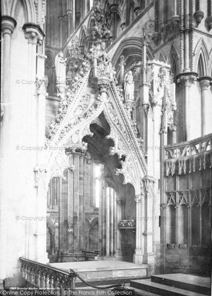 Photo of Beverley, Minster, The Percy Shrine c.1885