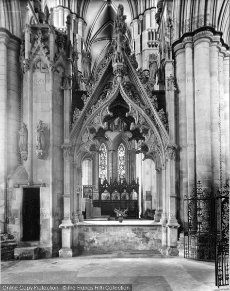 Photo of Beverley, Minster, The Percy Shrine c.1955