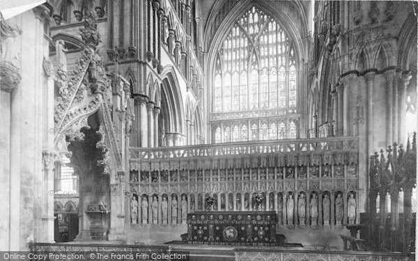 Photo of Beverley, Minster, The Reredos And Percy Shrine 1900