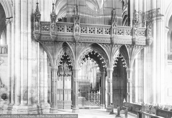 Photo of Beverley, Minster, The Screen 1894