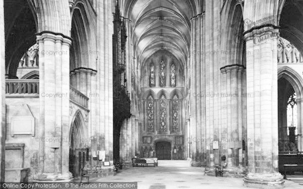 Photo of Beverley, Minster, The South Transept c.1955