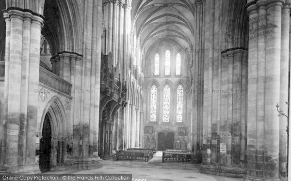 Photo of Beverley, Minster, View Across Transept 1894