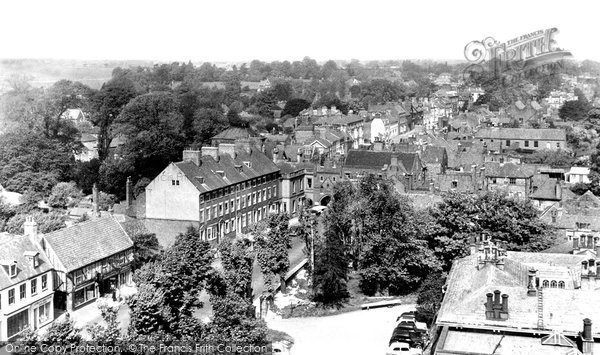 Photo of Beverley, North Bar From St Mary's Church c.1955