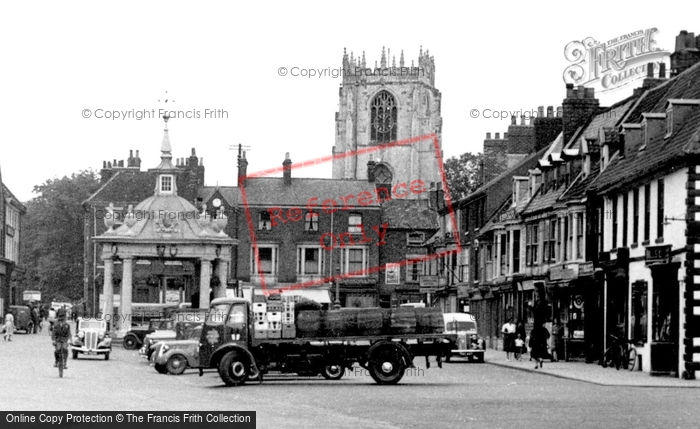 Photo of Beverley, Saturday Market c.1955
