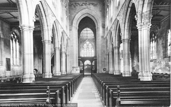 Photo of Beverley, St Mary's Church, Interior c.1955