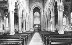St Mary's Church, Interior c.1955, Beverley