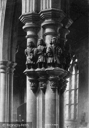 St Mary's Church, Minstrels' Pillar 1894, Beverley