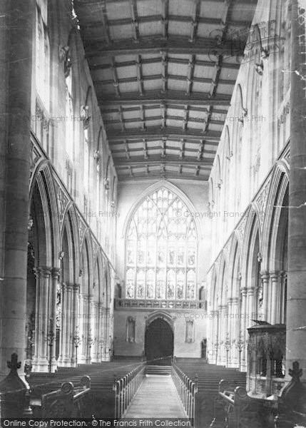 Photo of Beverley, St Mary's Church, Nave West c.1890