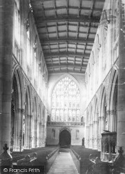 St Mary's Church, Nave West c.1890, Beverley