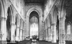 St Mary's Church, The Nave East c.1885, Beverley