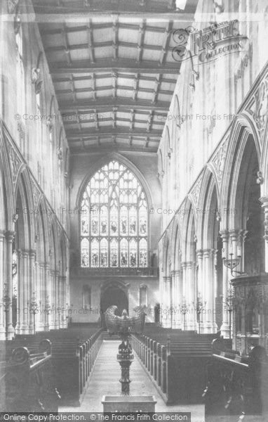 Photo of Beverley, St Mary's Church, The Nave West c.1885