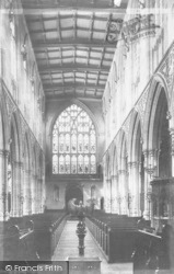 St Mary's Church, The Nave West c.1885, Beverley