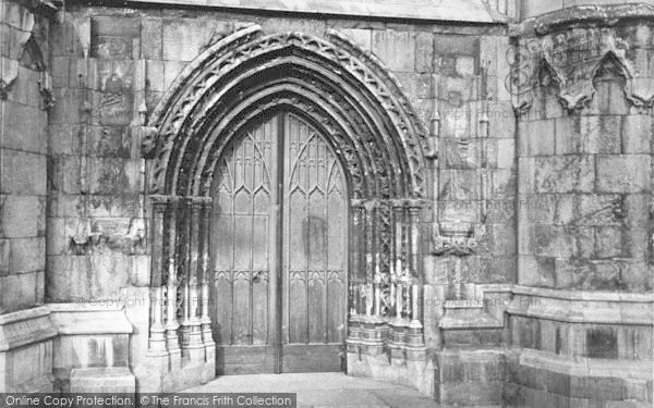 Photo of Beverley, St Mary's Church, West Door c.1866