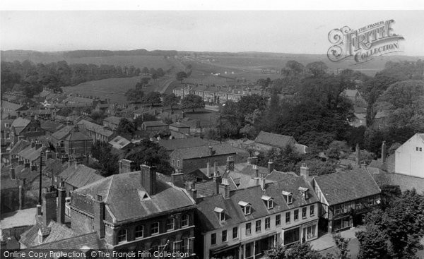 Photo of Beverley, The Race Course From St Mary's Church c.1955