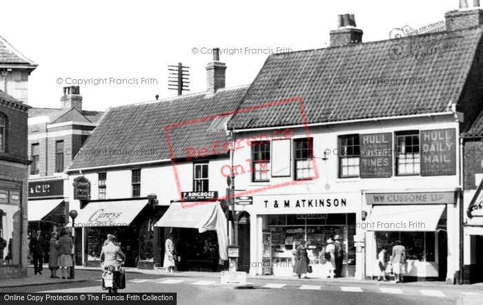Photo of Beverley, Toll Gavel And Cross Street c.1960